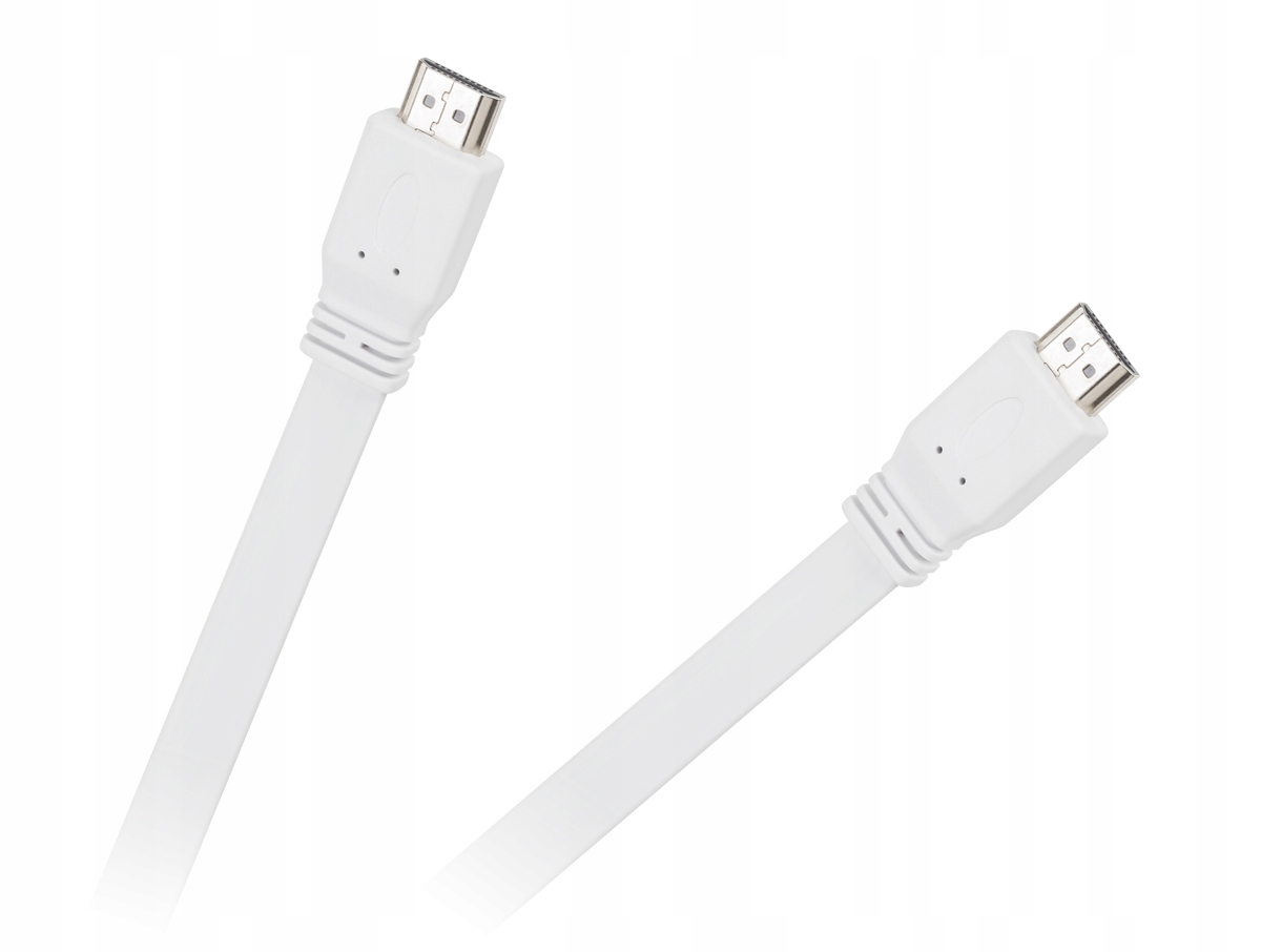 KPO3725-1.8 Kabel Hdmi-hdmi plaski bialy 1.4V 1.8