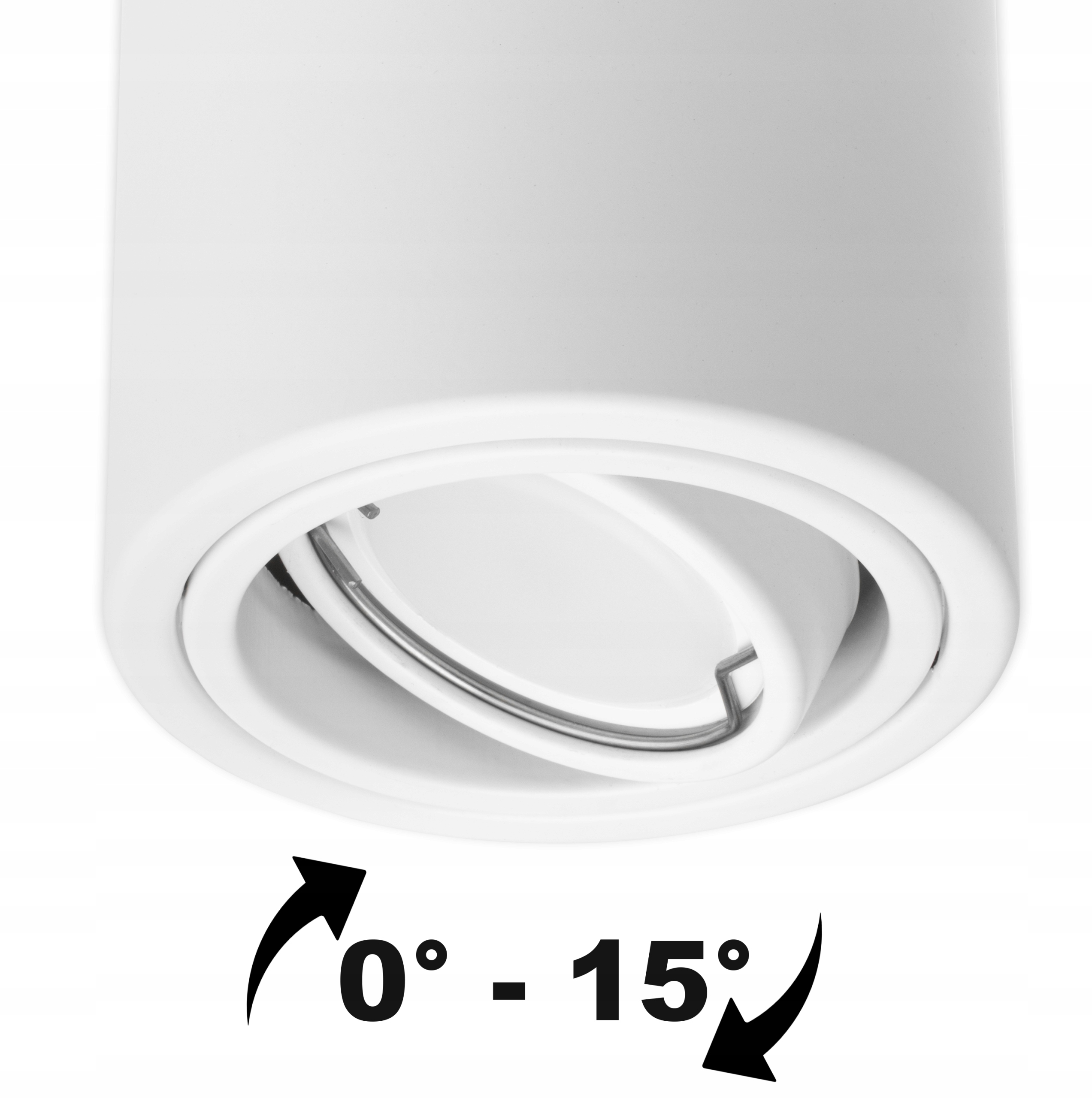 3x Oprawa Natynkowa HALOGENOWA TUBA + LED GU10 5W Rodzaj gwintu GU10