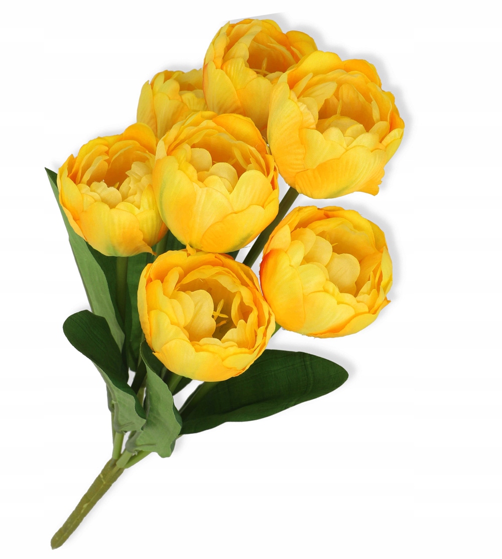 

Tulipany żółte bukiet peoniowe tulipan 42cm