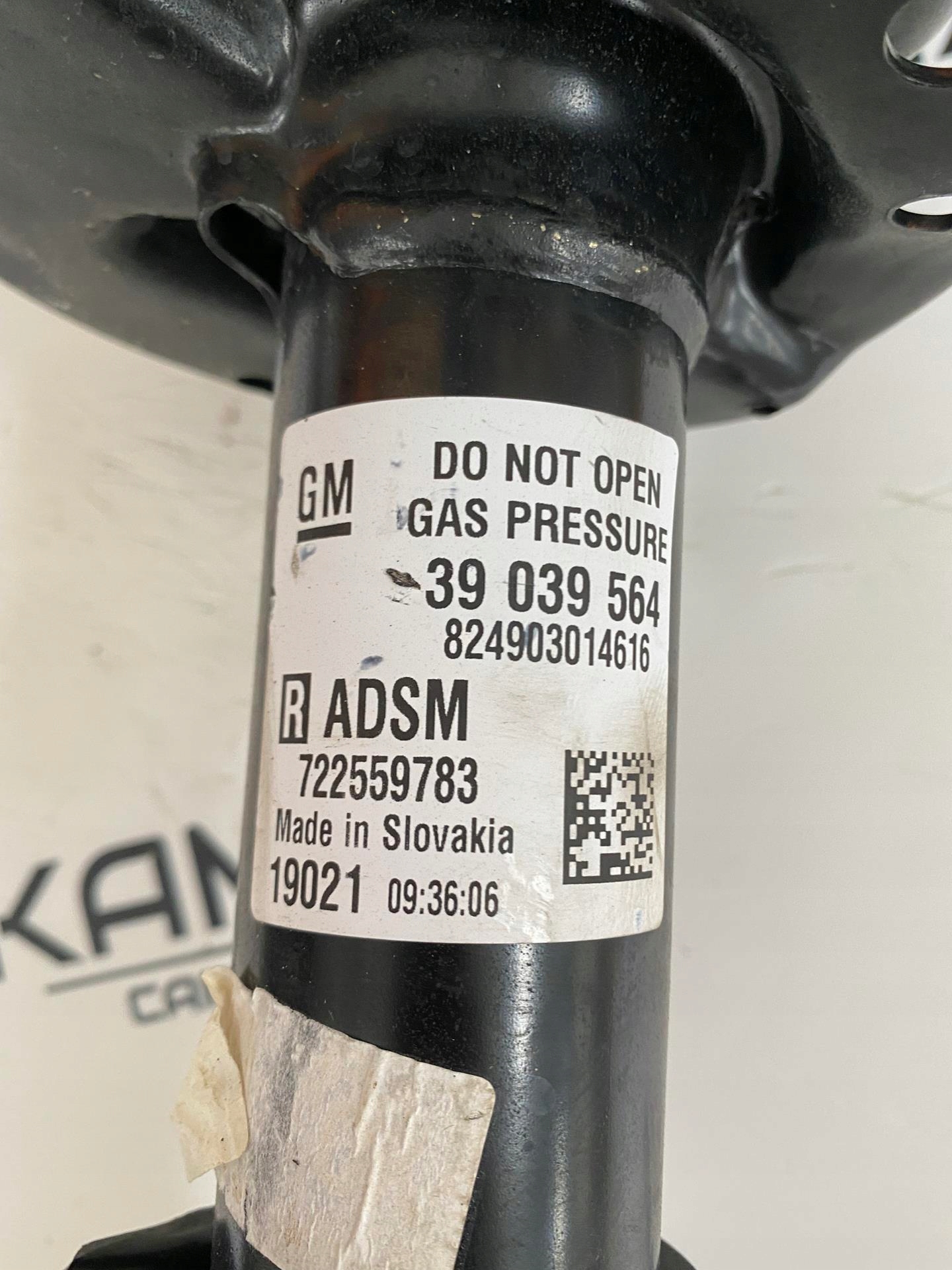 shock absorber right front OPEL ASTRA K V 1.4 petrol