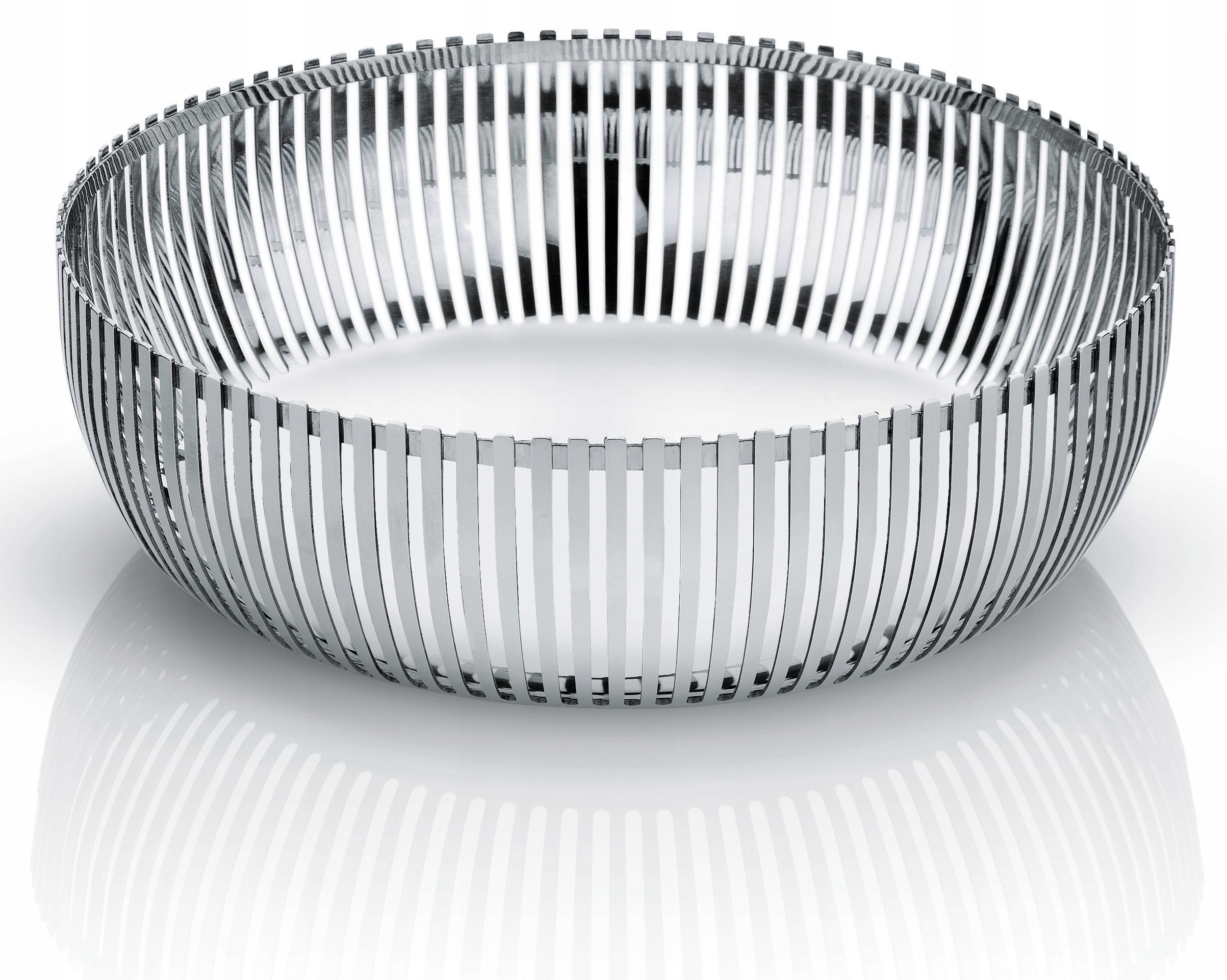 Alessi PCH02 Kôš na ovocie 23 cm Oceľový strieborný