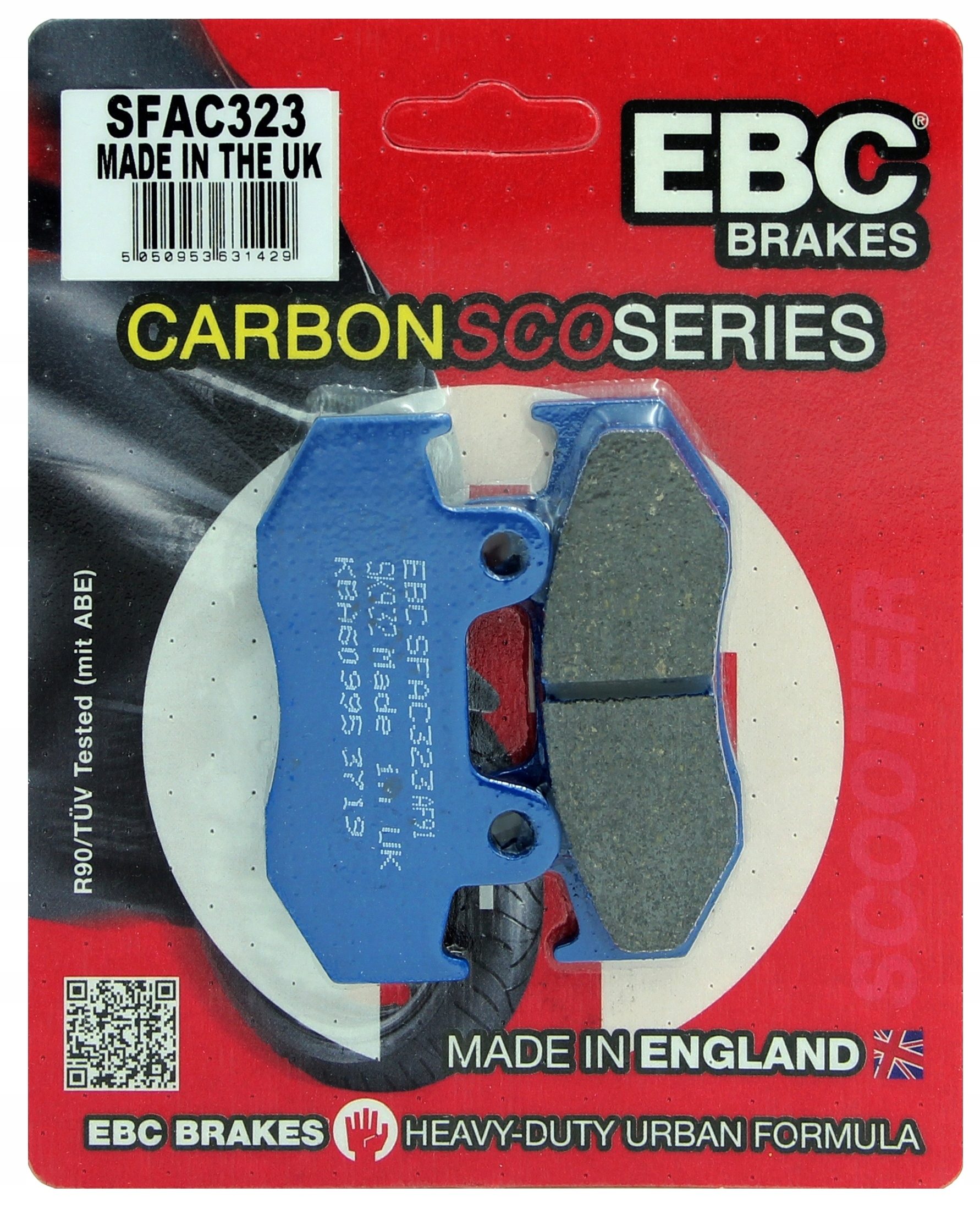 KLOCKI HAMULCOWE CARBONOWE EBC SFAC323
