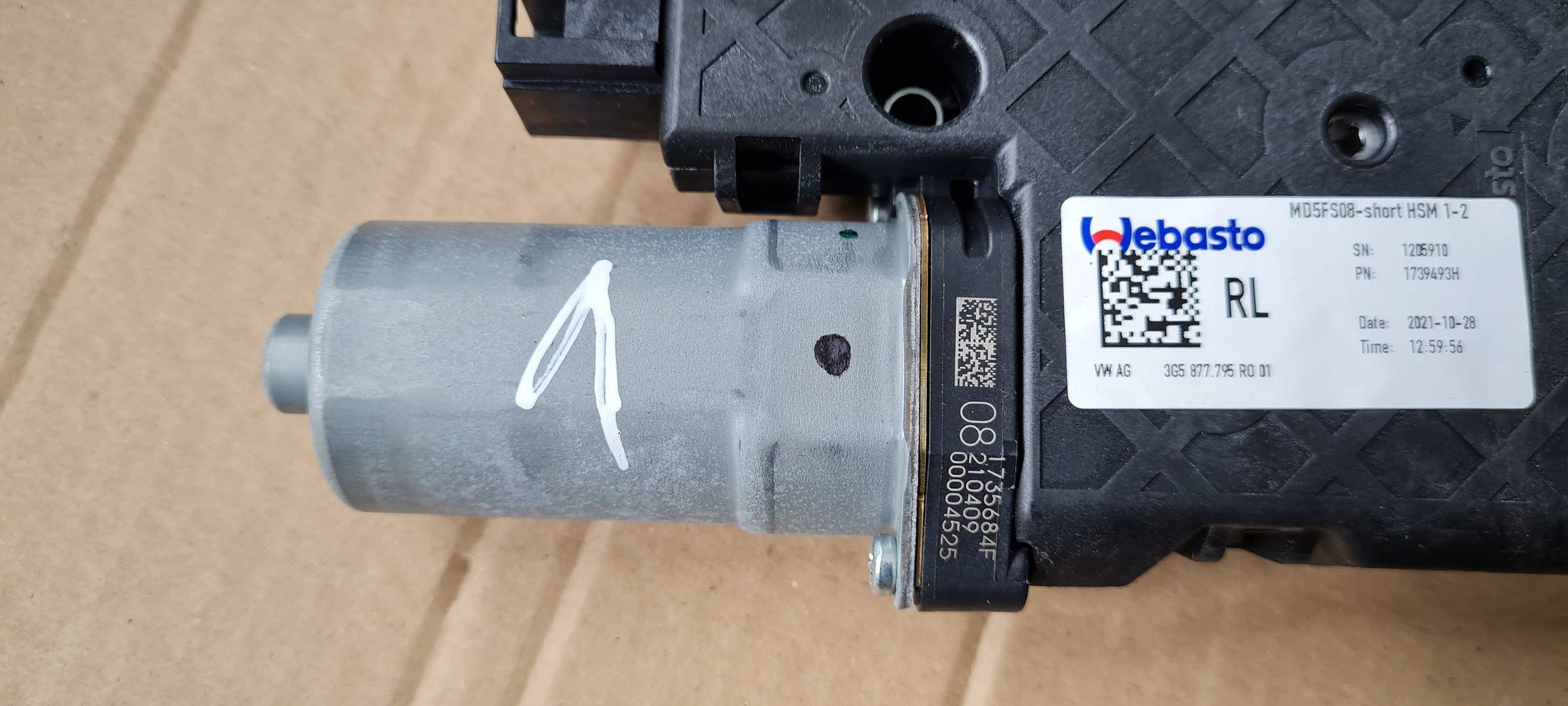 Q3 83A Motor Schiebedach 3G5877795 VW AUDI