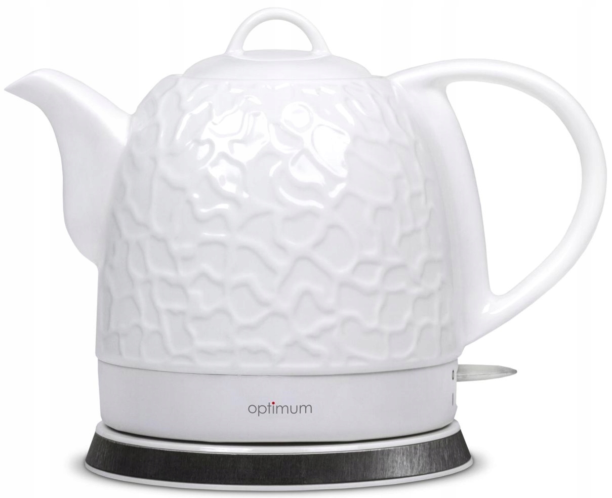Czajnik ceramiczny elektryczny Optimum 1310 1200 W 1 l biały