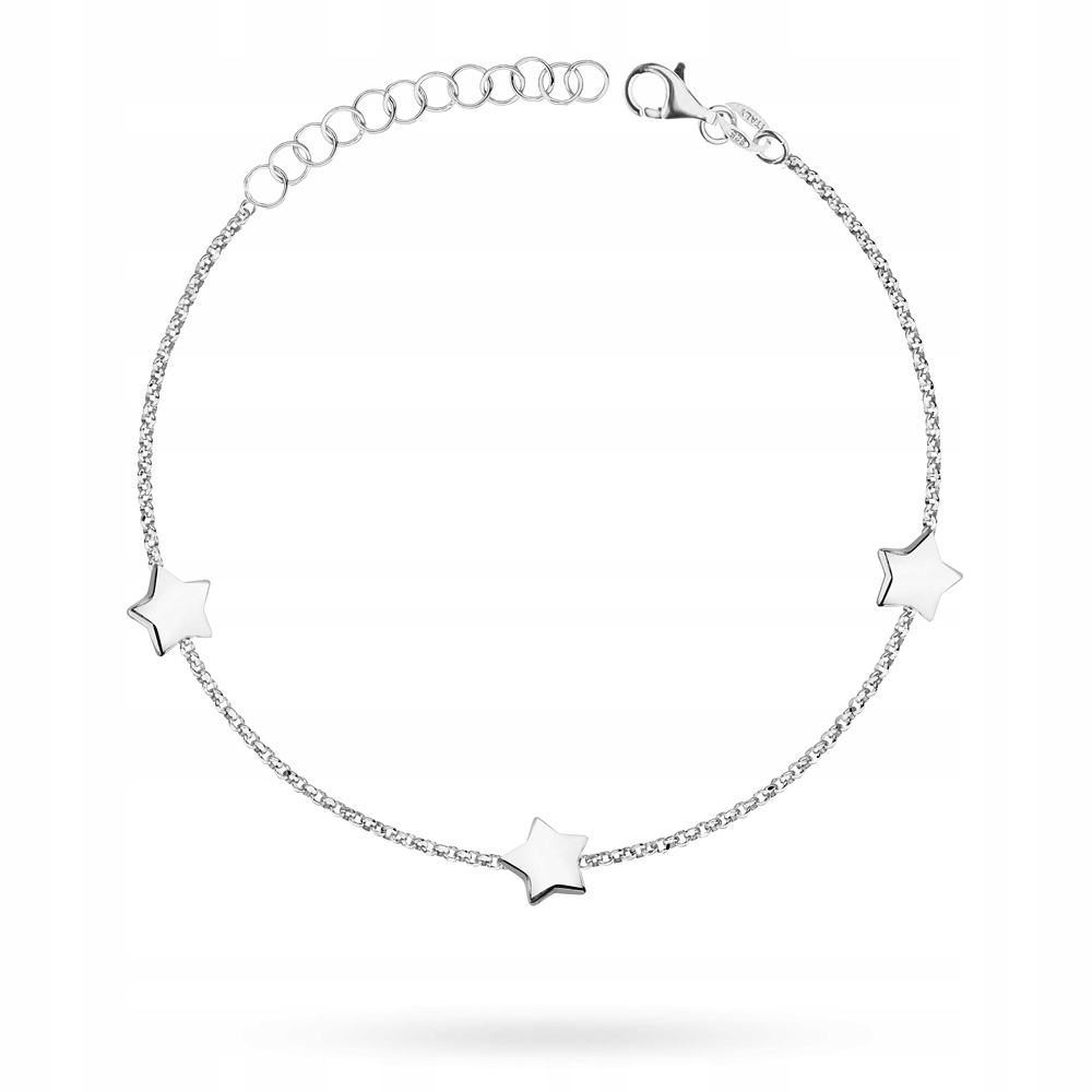 

Srebrna Bransoletka Gwiazdki Gwiazdy Gwiazdeczki