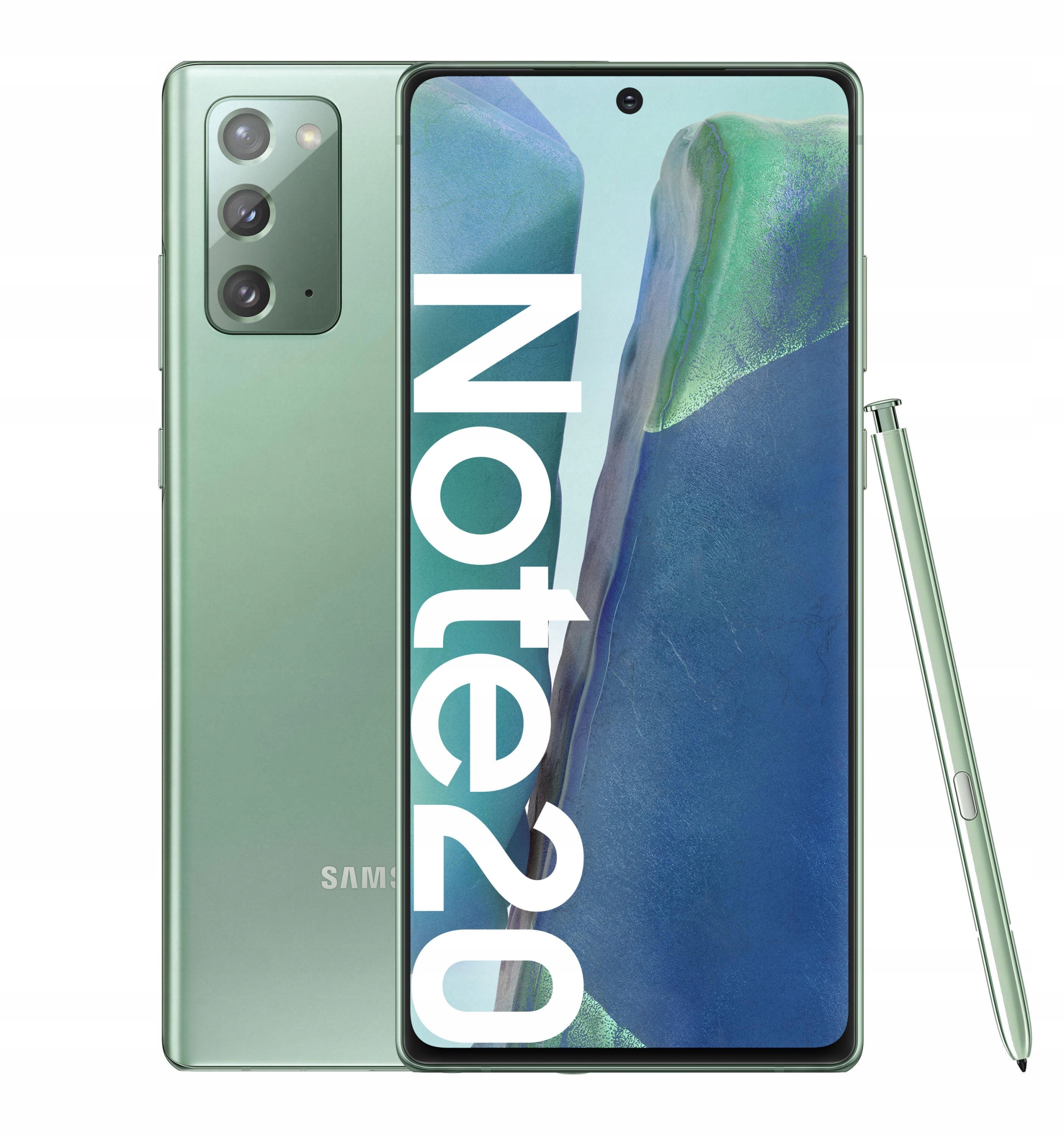Smartfon Samsung Galaxy Note 20 N980B 8 256GB 4G Zielony +Szkło +Etui