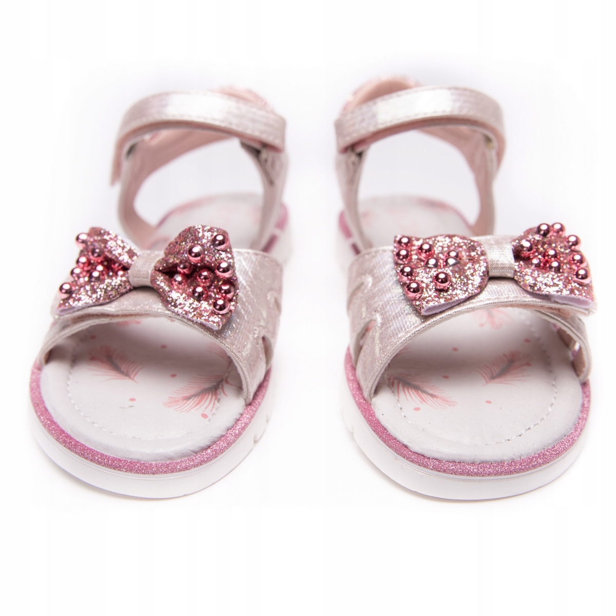 CLIBEE SANDAŁY DZIEWCZĘCE RÓŻOWE PROFILOWANE 36 Kolor różowy