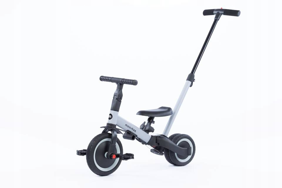 MOOVKEE. ROWEREK trójkołowy/biegowy 6w1 1-5lat Rama Stalowa