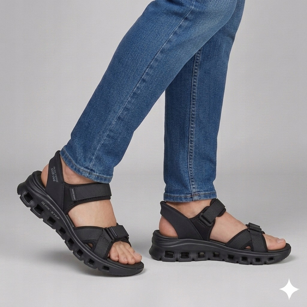 Pánské sandály Skechers glide-step pro sandal-salvoe slip-ins