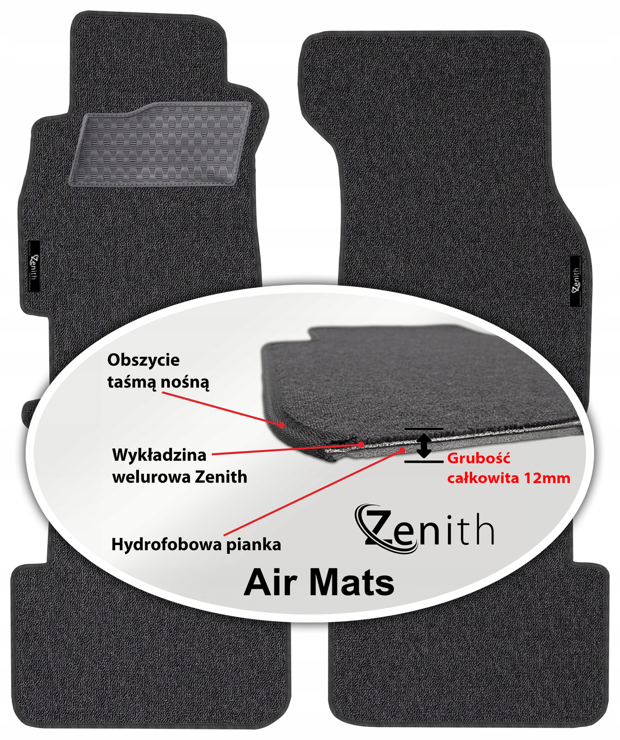 Rover 45 Sd Hb 2000-2005 Velúrové koberčeky do auta Zenith Air Mats