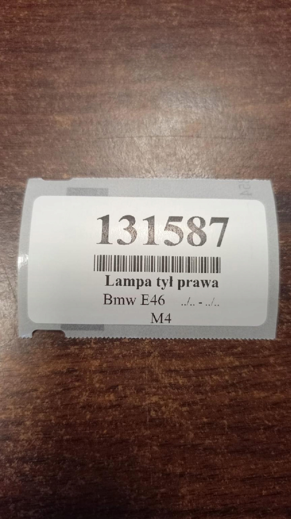 BMW E46 Feux phare Droite Arrière 8364922