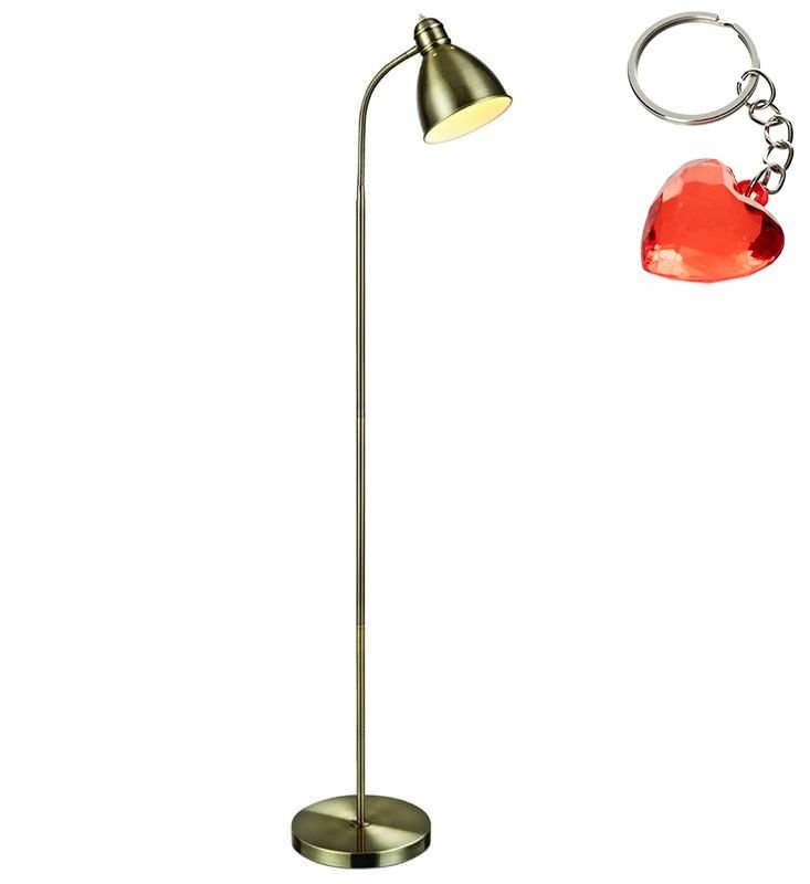 Lampa podłogowa do salonu E27 60W złota 145cm Nitta 105128 Markslojd