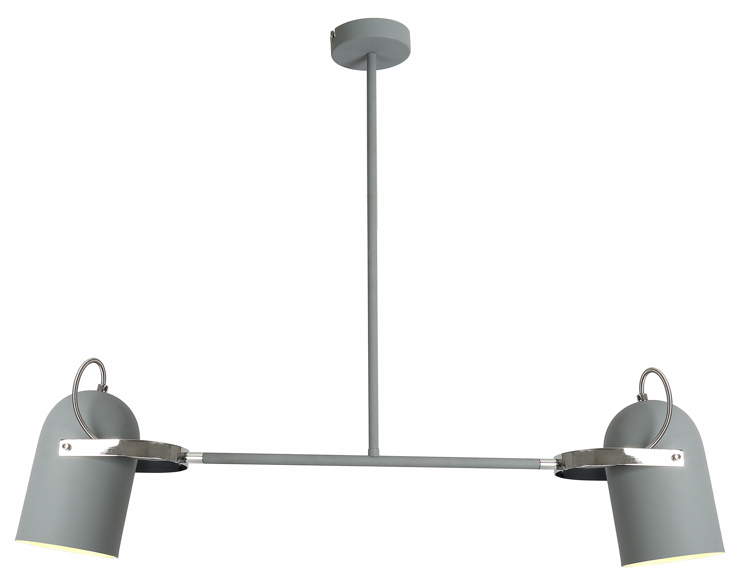Stropná závesná lampa šedá 2X40W E27 Gray 32-66510