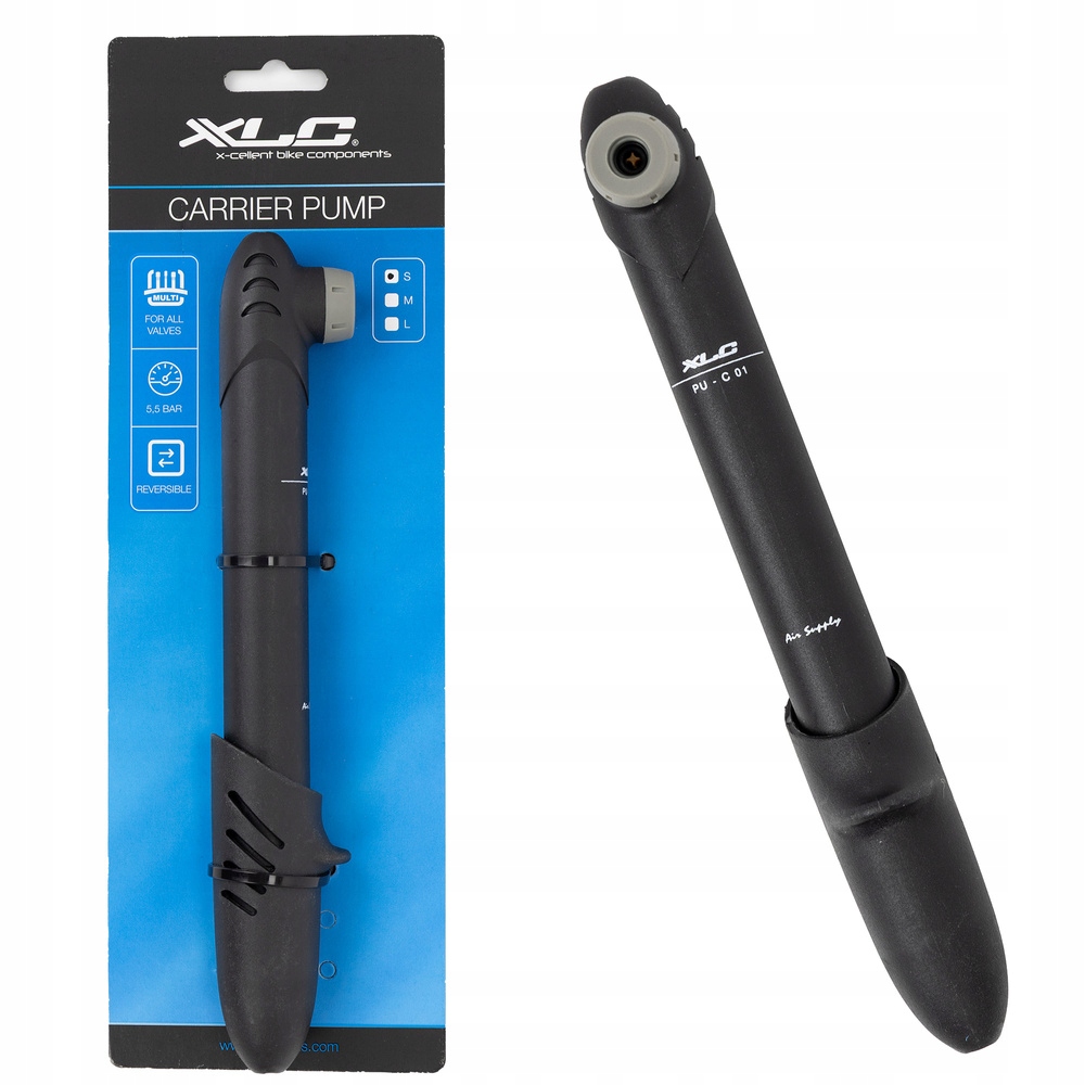 Pompka rowerowa XLC PU-C01 montowana na bagażnik