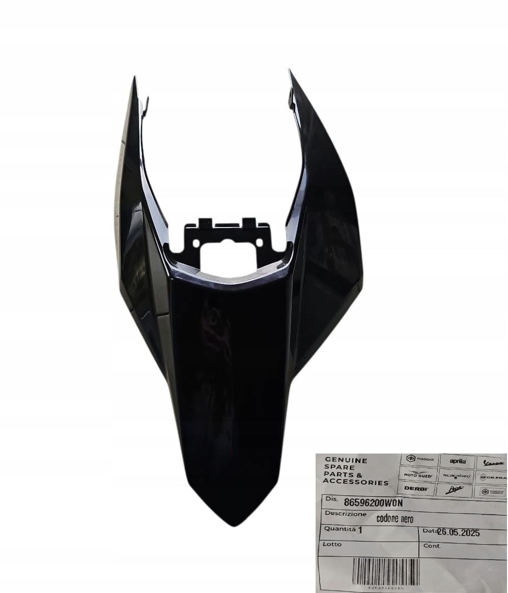 PLASTIK TYŁ ZADUPEK OWIEWKA OGON APRILIA RX SX 125 DERBI SENDA 125