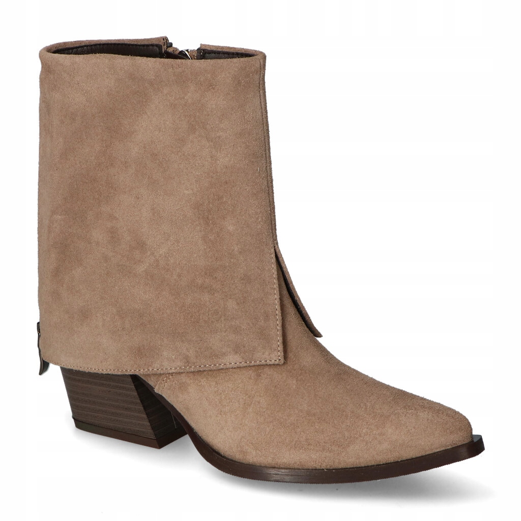 Kotníkové Boty Gamis 7635/T1 Hnědé semišové 36