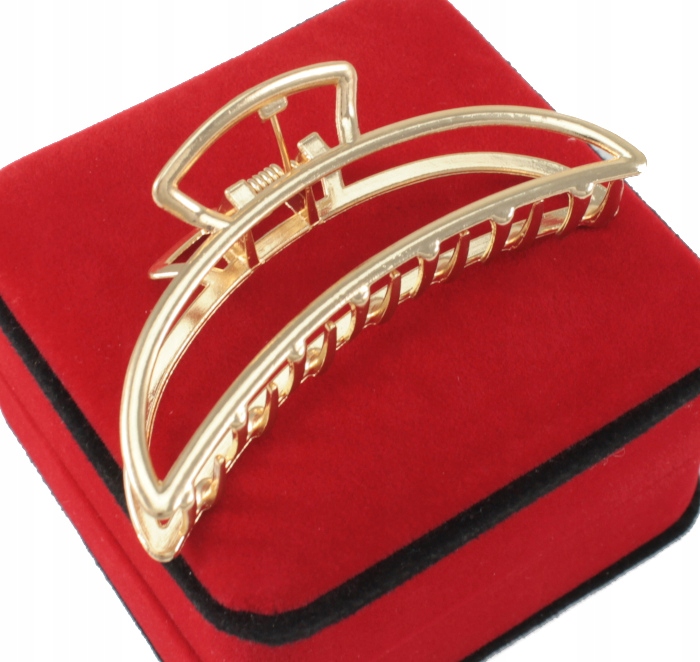 

Klamra Do Włosów Złota Metalowa Szczęka 9 CM