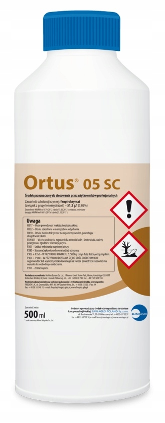 

Ortus 05SC 0,5l na przędziorki Sumi Agro
