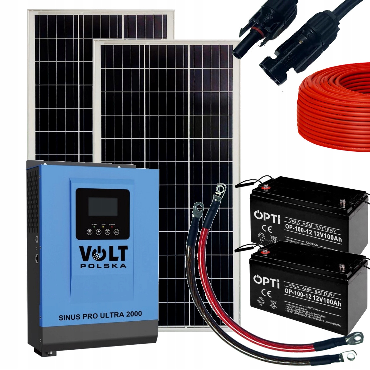 Zestaw-24v-230v-6000w - Комплект ДБЖ високої потужності 3 кВт 24 В Вольт 6000 ультра ПВ