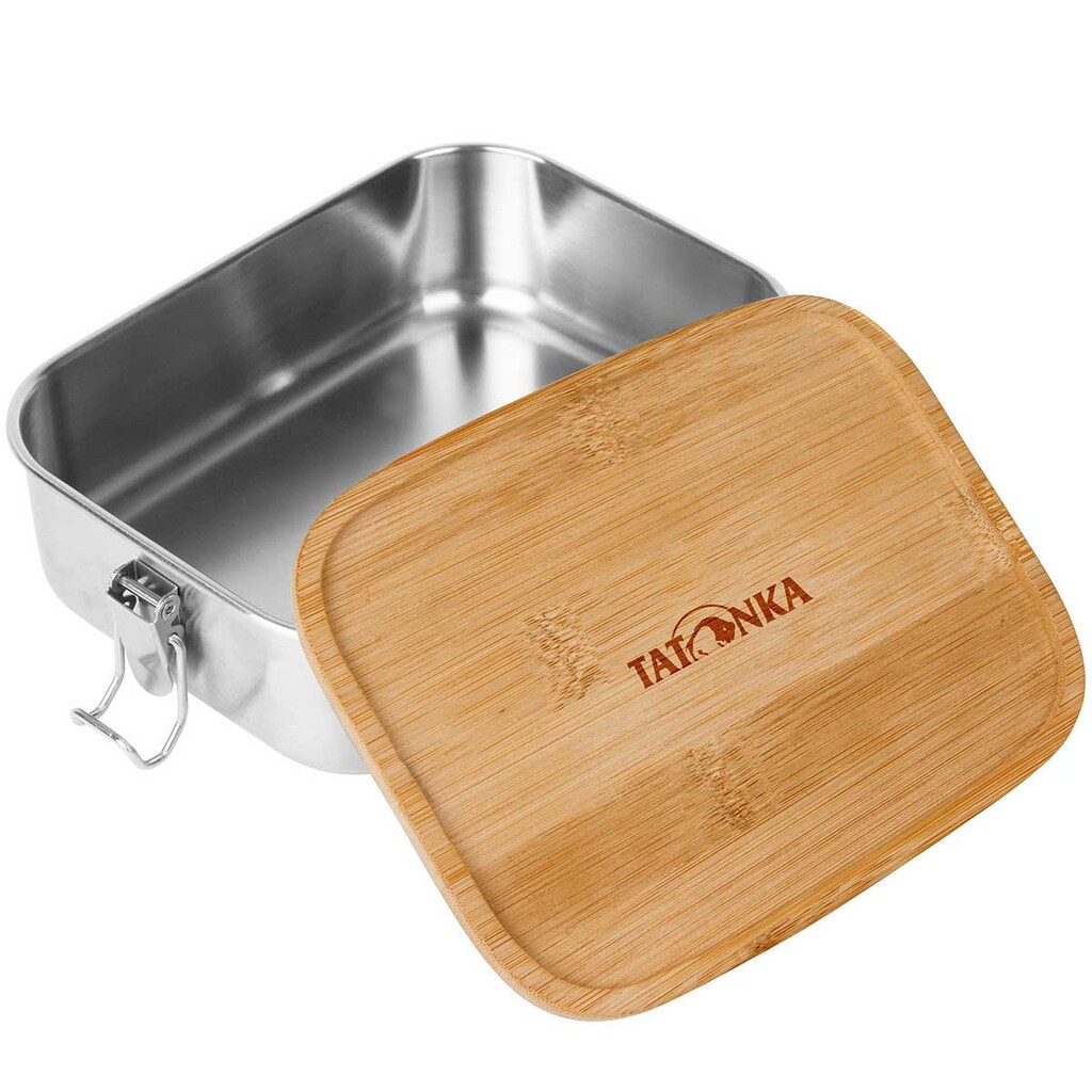 Nerezová nádoba Tatonka Stainless Steel Lunch Box Bamboo I 800 ml