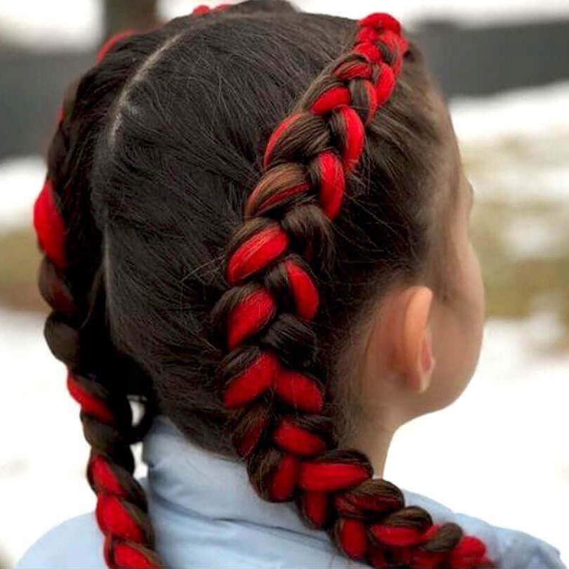 Włosy syntetyczne do warkoczy A13 czerwone SEOL Marka SEOL COSMETICS