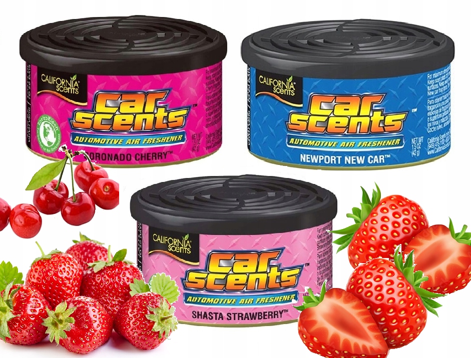 

California Car Scents Cherry New Strawberry Zapach