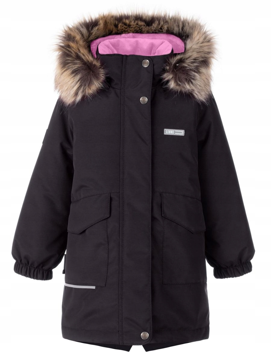 Kurtka/Parka dla dziewczynki Viola czarna Lenne, r. 134
