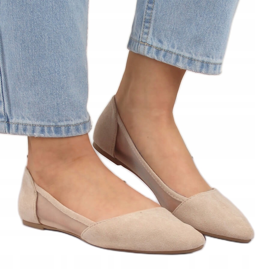 Beżowy Skóra ekologiczna Buty Evento r.37