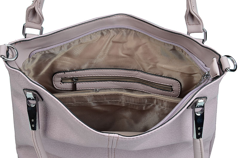 SILVIA ROSA TOREBKA damska WOREK na ramię z paskiem A4 Wzór dominujący bez wzoru