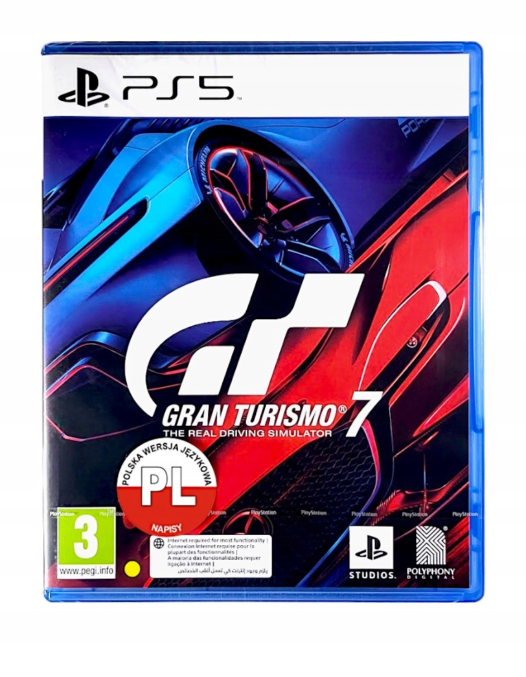 GRAN TURISMO 7 / PS5 / GRAN NA PŁYCIE / POLSKIE NAPISY / WYŚCIGI