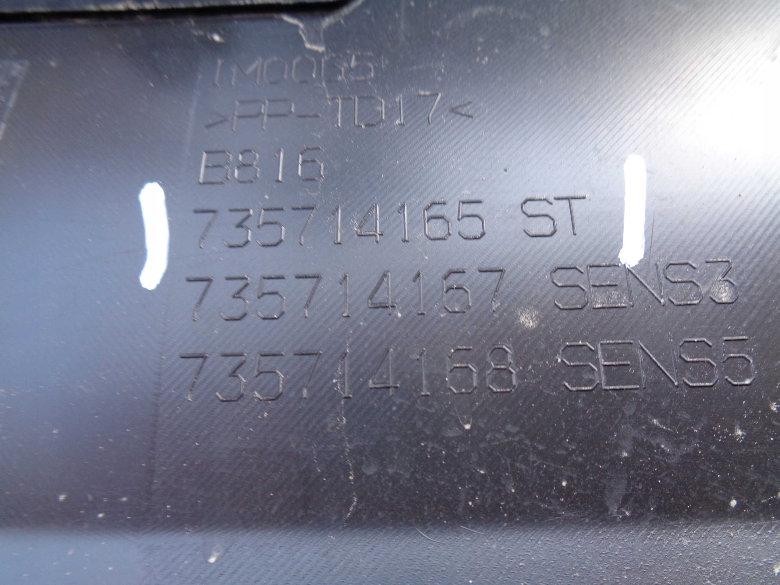bumper rear FIAT 500 II 20- NR 36071