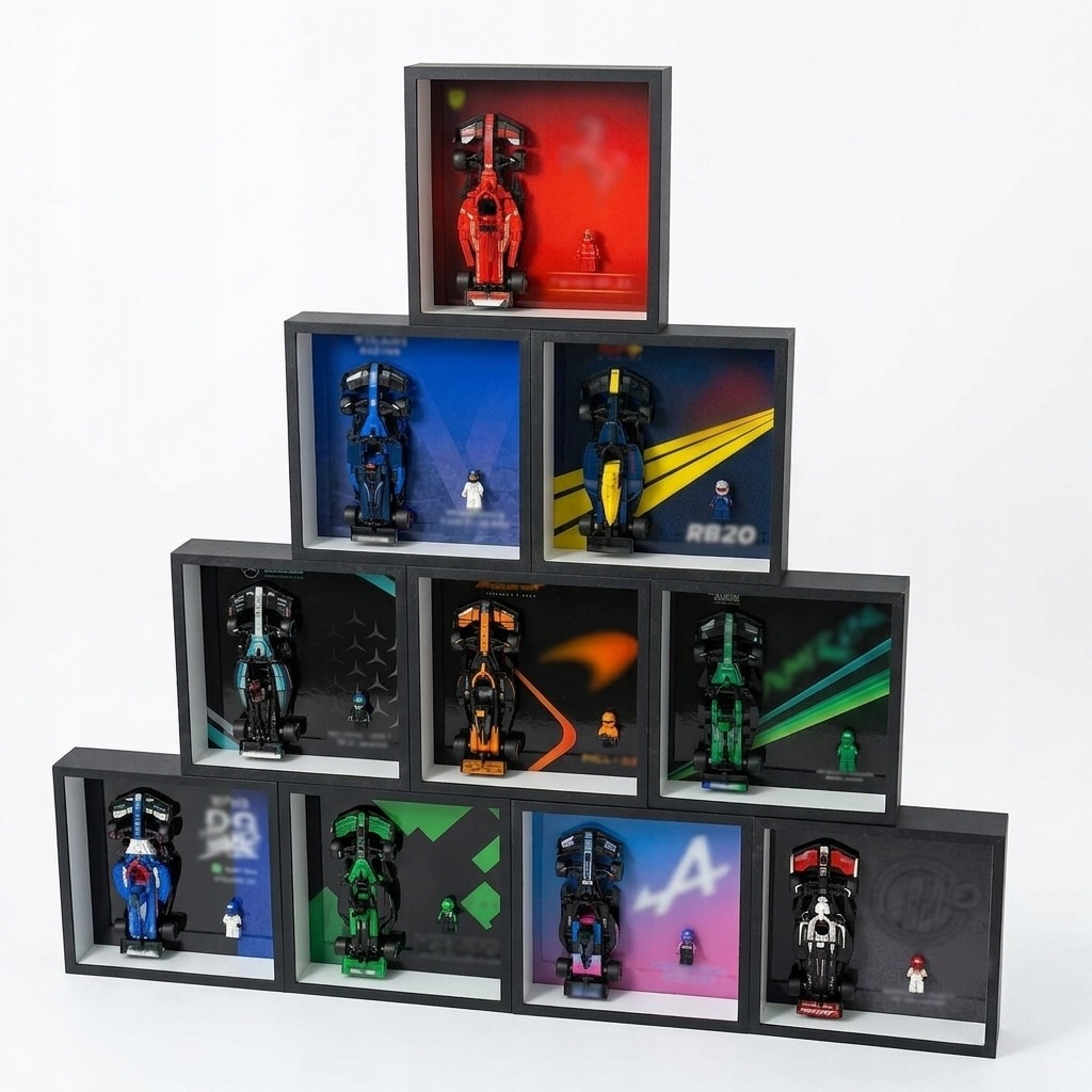 Rámik Vitríny Pre Modely Lego F1 Speed Champions 77243 77251 77242