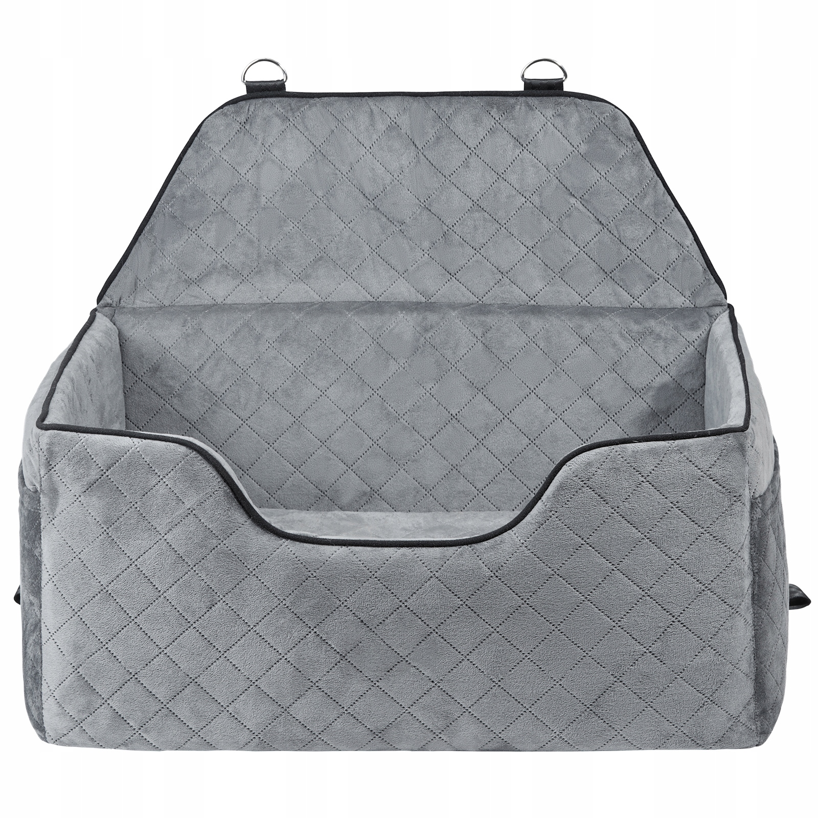 Levně SucceBuy Autosedačka pro psa 72x52x54CM Zadní sedadlo Šedá