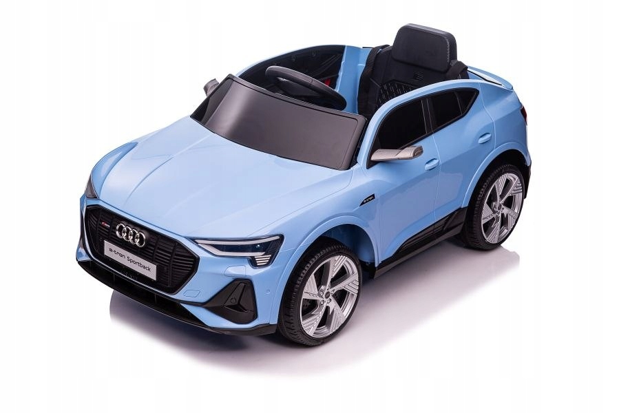 Auto Na Akumulator Dla Dziecka Audi E-tron 4X4 Led Eva Radio MP3 Skóra