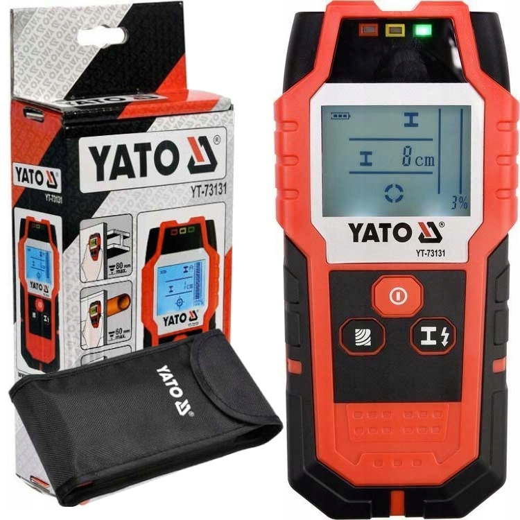 Yato Wykrywacz Przewodów Kabli Drewna Metalu Profili