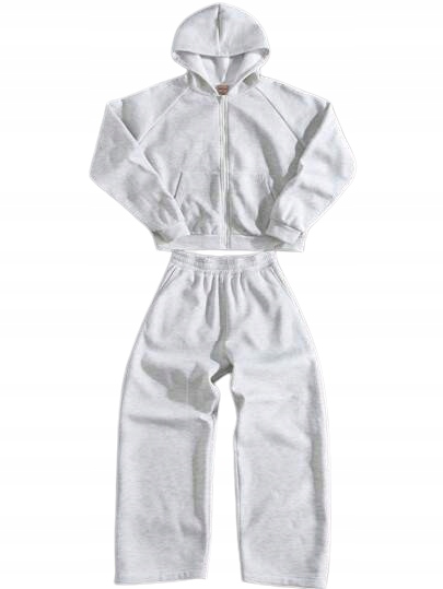 Forever 21 Pánský Tepláková Souprava S Kapucí Šedý Melír XXL 1KB