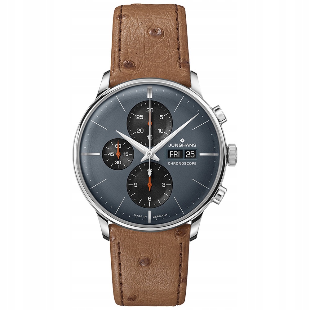 Pánské Hodinky Junghans 27/4224.03, hnědý řemínek