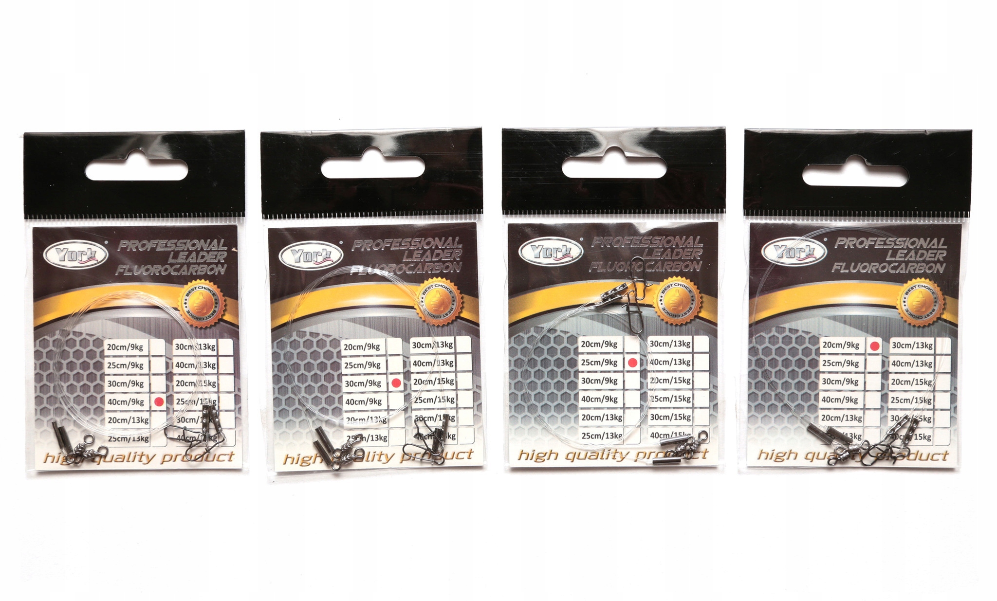 Mocny Przypon Z Fluorocarbonu York 9kg-40,0 cm