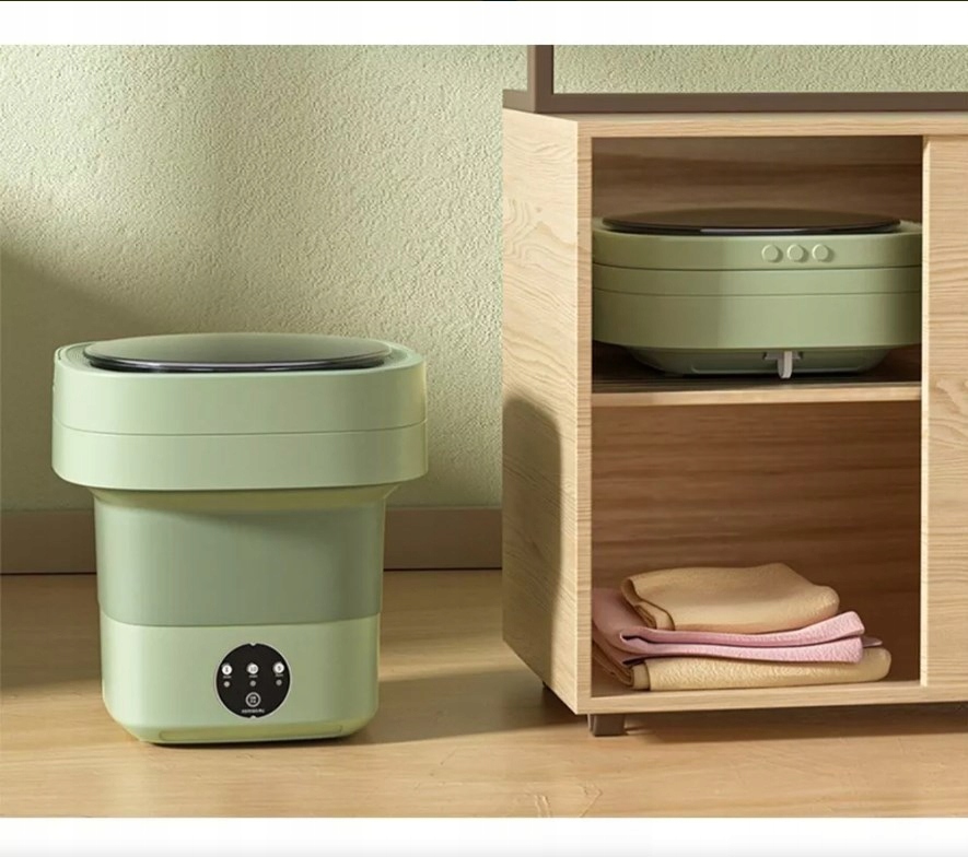 SKŁADANA MINI PRALKA PRZENOŚNA AUTOMATYCZNA PODRÓŻNA TURYSTYCZNA 11L Stan opakowania oryginalne