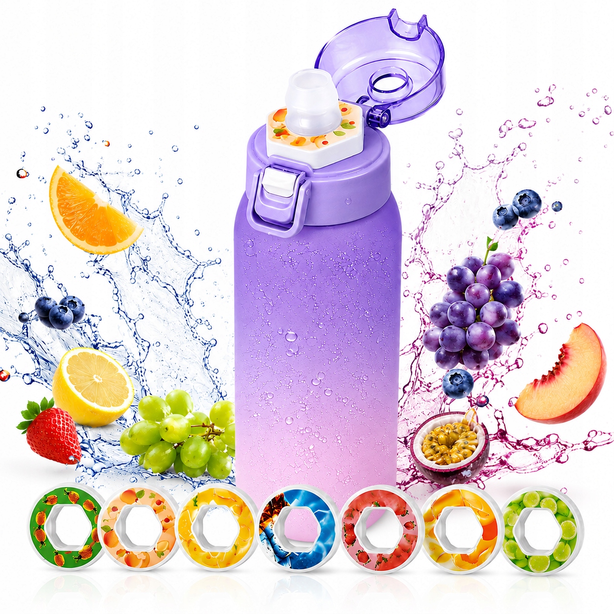 Kubek zapachowy 600ml Przyprawa butelka wody -7szt
