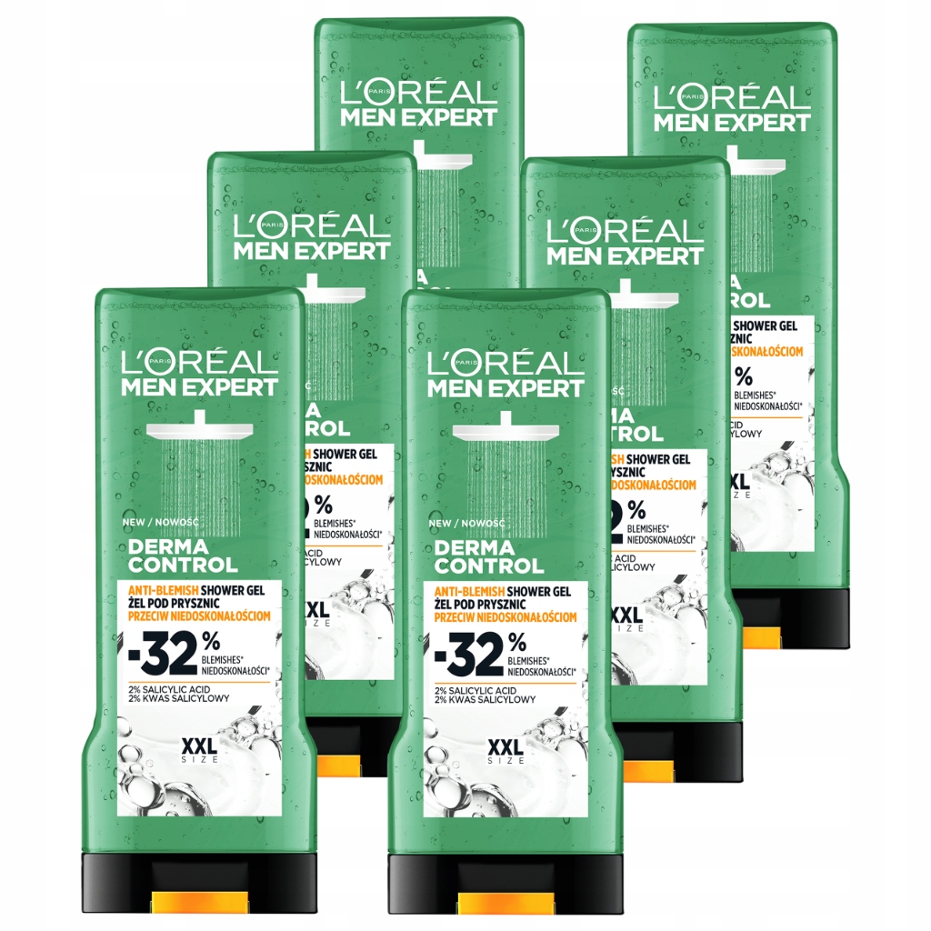 Zestaw L'Oréal Men Expert Derma Control Żel Pod Prysznic Męski