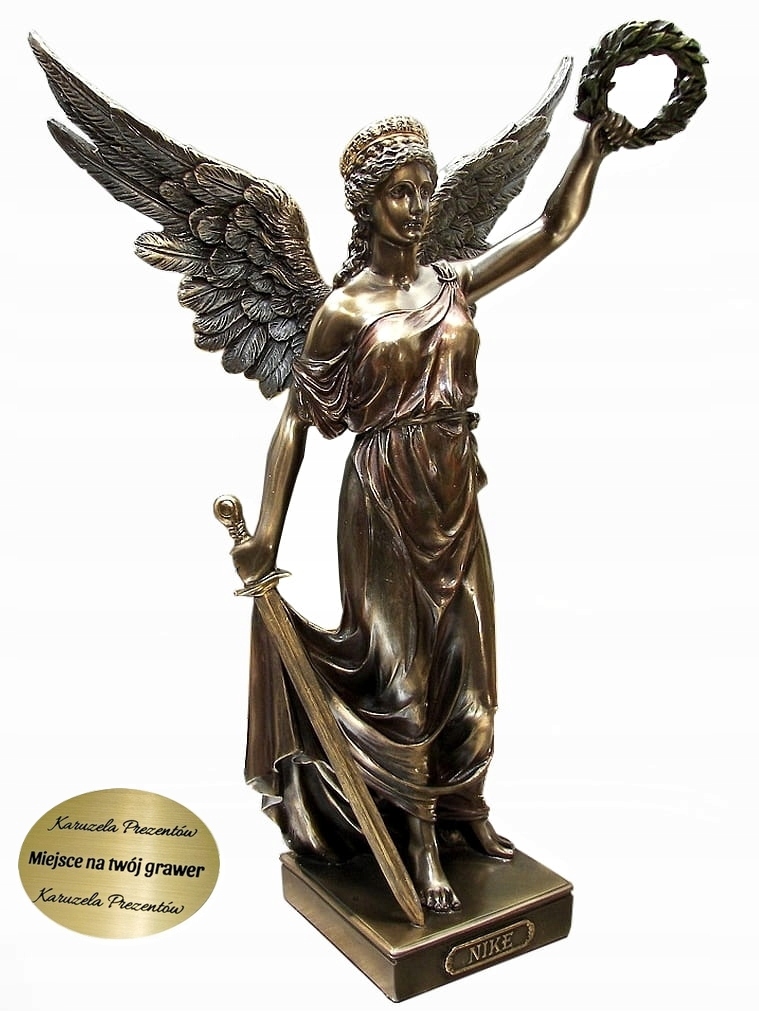 Grécka Bohyňa Víťazstva Nike Dekorácia Salónu Kancelárie Cena Víťaza V