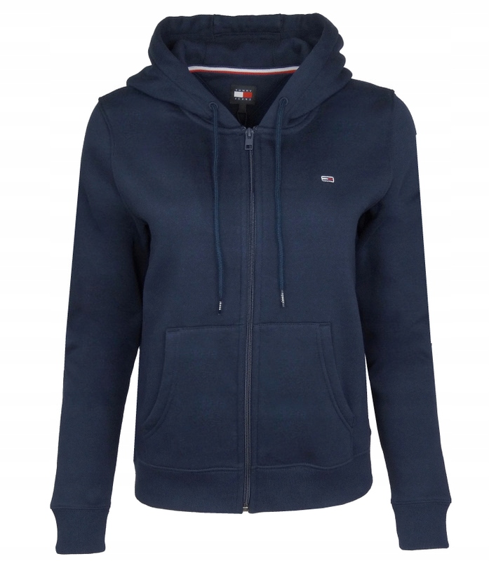 Tommy Jeans mikina, rozepínací, tmavě modrá, Xs