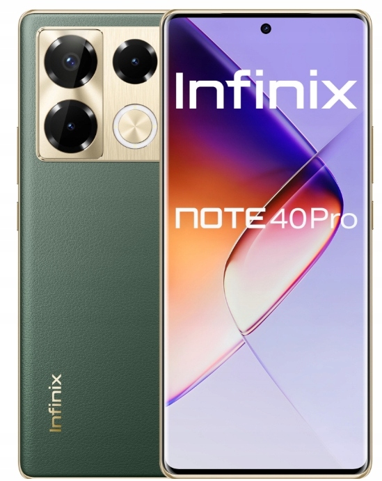Smartfon Infinix Note 40 Pro 12/256GB 6,78" 120Hz 108Mpix Zielony