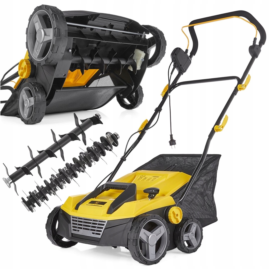 Aerator Elektrický Vertikutátor 3v1 2300W S Košom Aerácia Vertikutácia