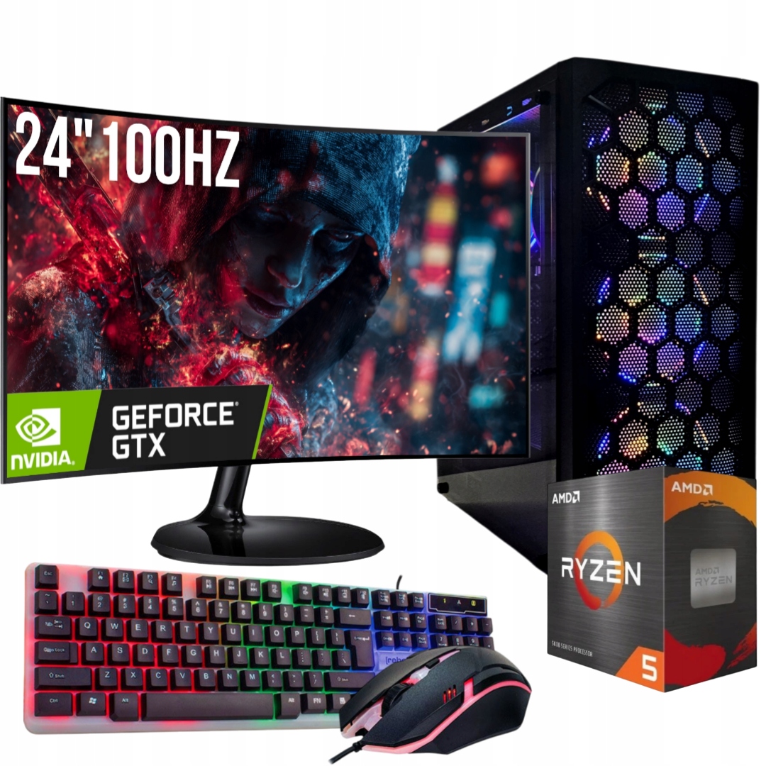 Herní Pc Ryzen 5 5500 Gtx 1660 6GB 32GB Ram 1TB Ssd Wi-Fi WIN11