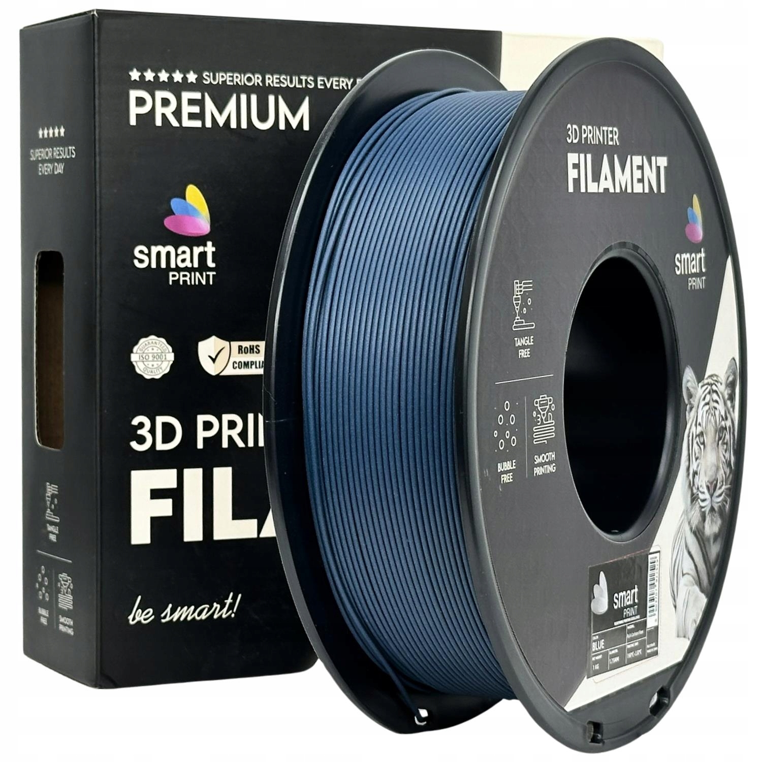 2 x Filament Smart Print Pla Cf Blue Niebieski 1.75mm 1kg Carbon Włókno