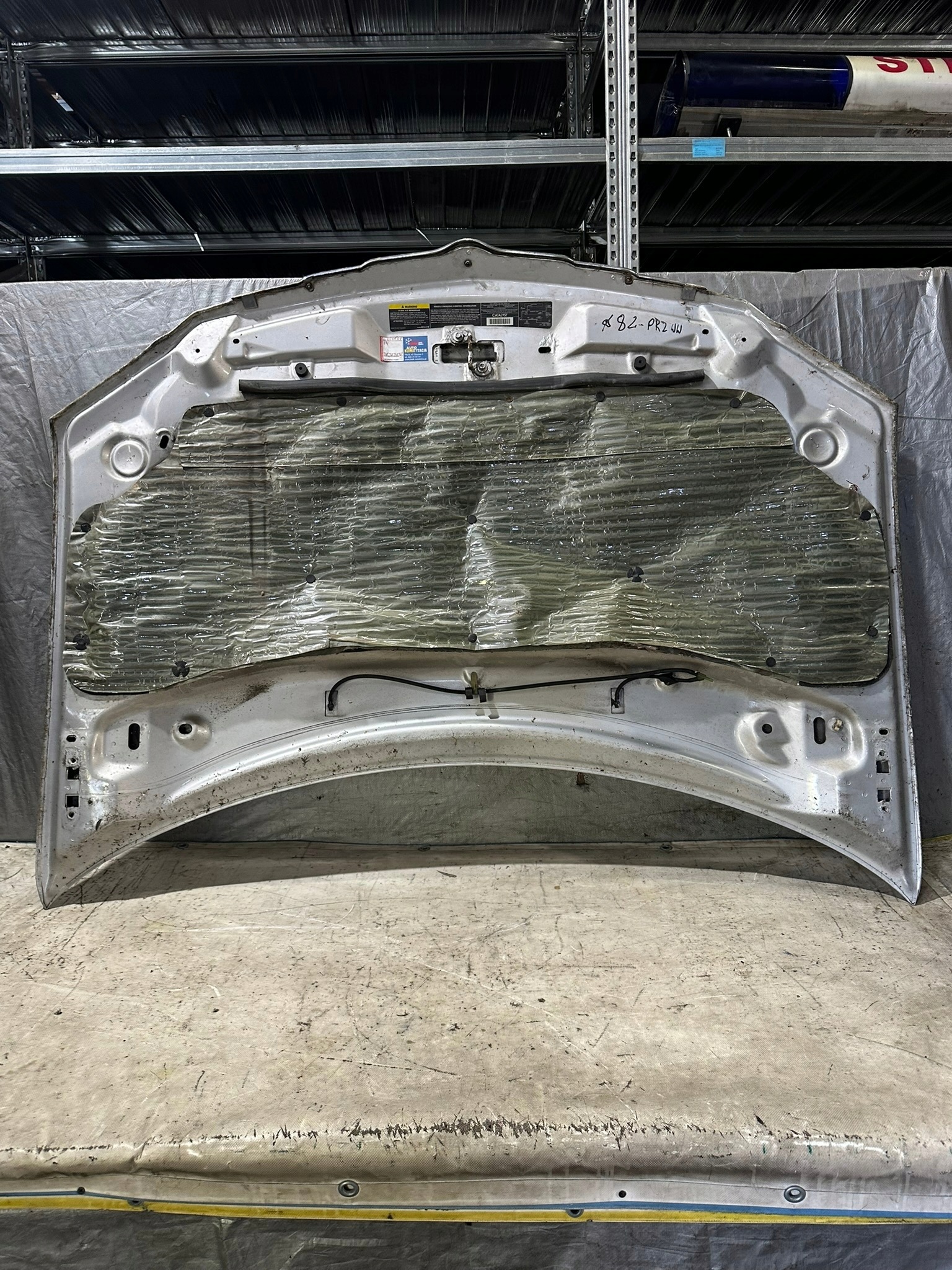 Capot CHRYSLER PACIFICA 2004R SREBRNA