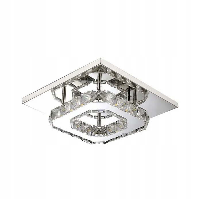 LAMPA PLAFON KRYSZTAŁOWY LUSTRZANA CHROM GLAMOUR APP406