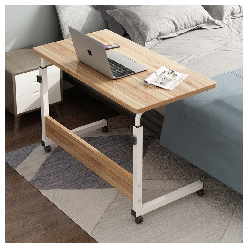 Mobilny stolik na kółkach biurko pod laptop tablet 80x40cm Kolekcja STL03WZ3